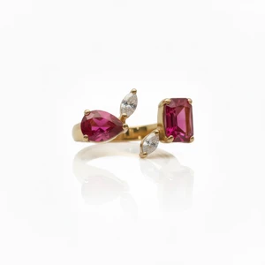 Kaleidoscope Ruby Ring